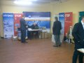Jako firma produkcyjno-wykonawcza firma Hydrostop reklamuje się na dużych imprezach targowych i konferencyjnych. Zdjęcie  stoiska Hydrostop z 2011r.